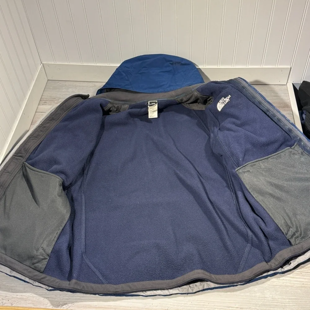 The North‎ Face Hyvent Removable Fleece Lined Hooded Jacket Mens Size L